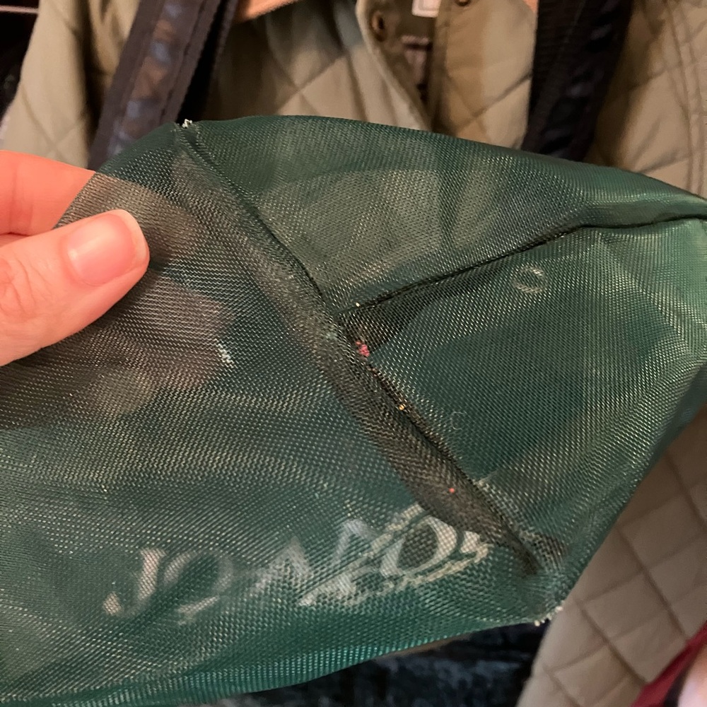 Green Mesh JoAnn Fabrics Shopping Tote Bag - Picture 4 of 7